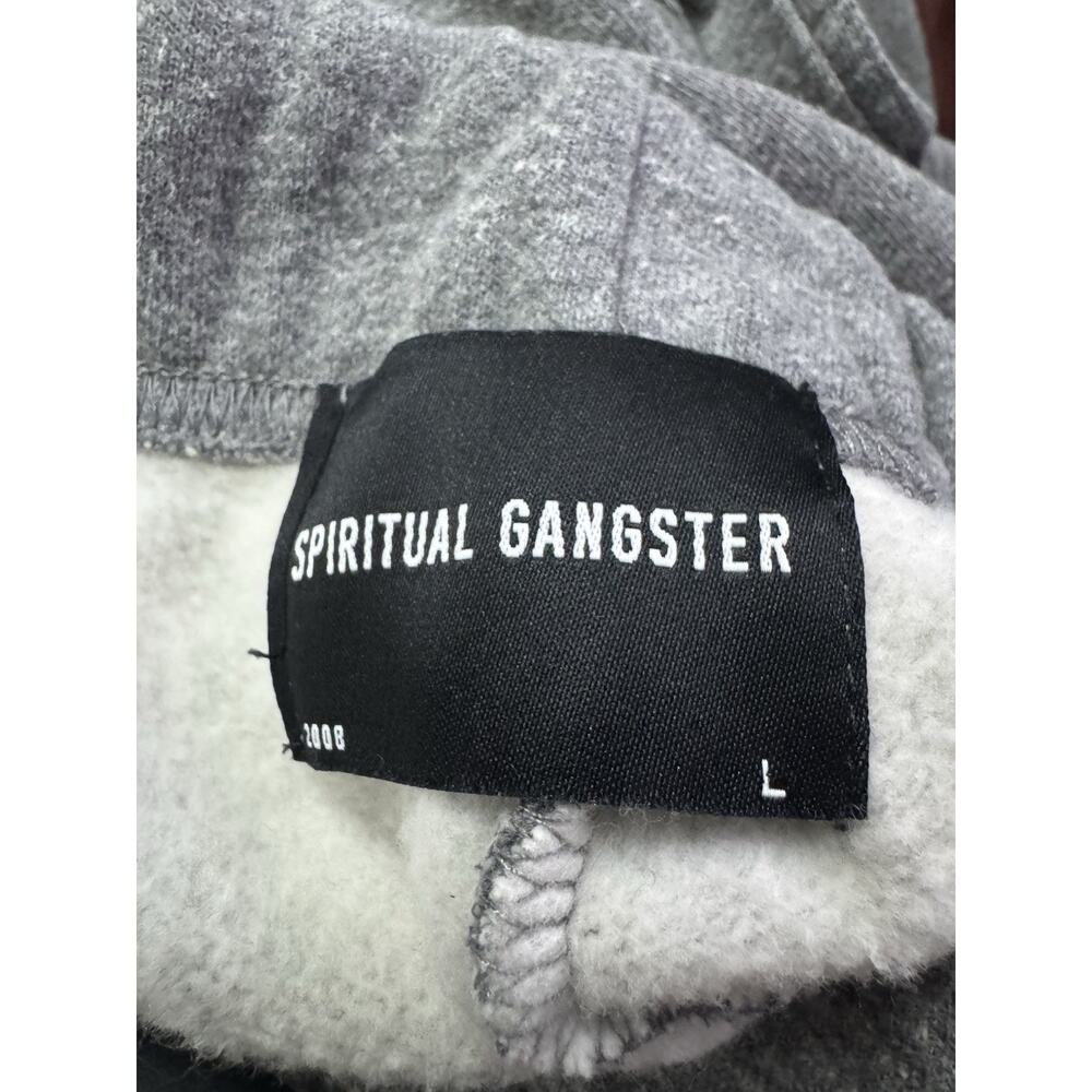 NWT Spiritual Gangster Astra Sweatpants Men’s Size Large Joggers Retro Star Gray - Picture 5 of 7